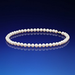 Klasický perlový náhrdelník AAA-8 41cm