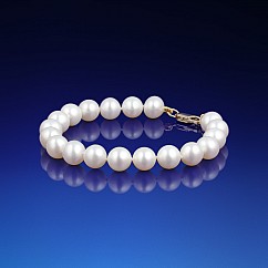 Jednořadý perlový náramek AAA-8