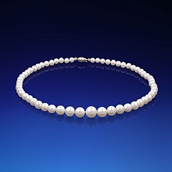Stupňovitý perlový náhrdelník AAA 41cm