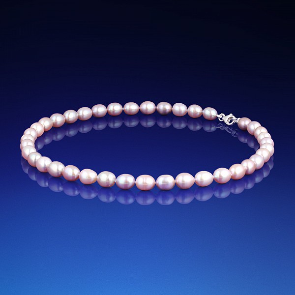 Perlový náhrdelník Martha lila