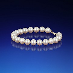 Jednořadý perlový náramek AAA-7