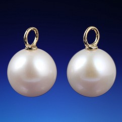 Kulaté sladkovodní perly k náušnicím Kate 9mm