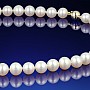 Klasický perlový náhrdelník AAA-8 45cm